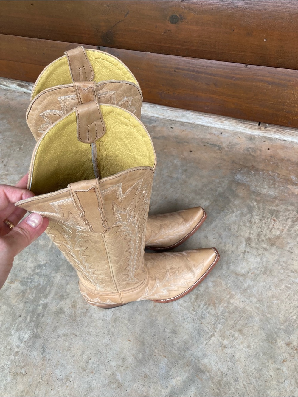 JRC & Sons | Tan Leather Cowgirl Boots - Picture 13 of 16